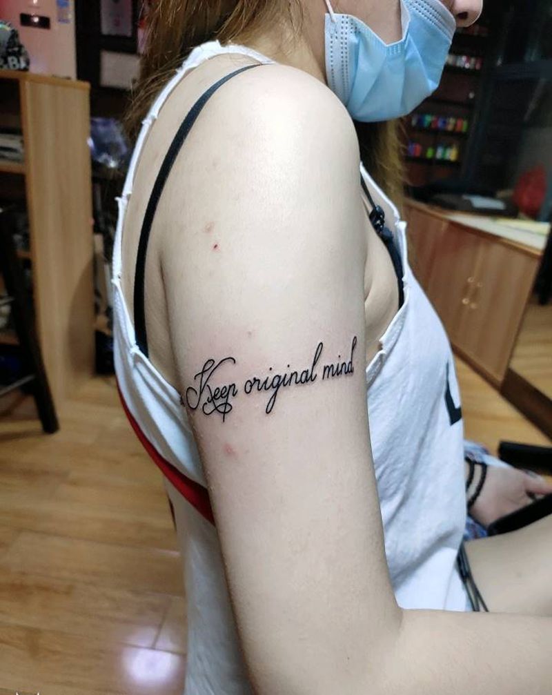 字母纹身图片_手臂纹身图案