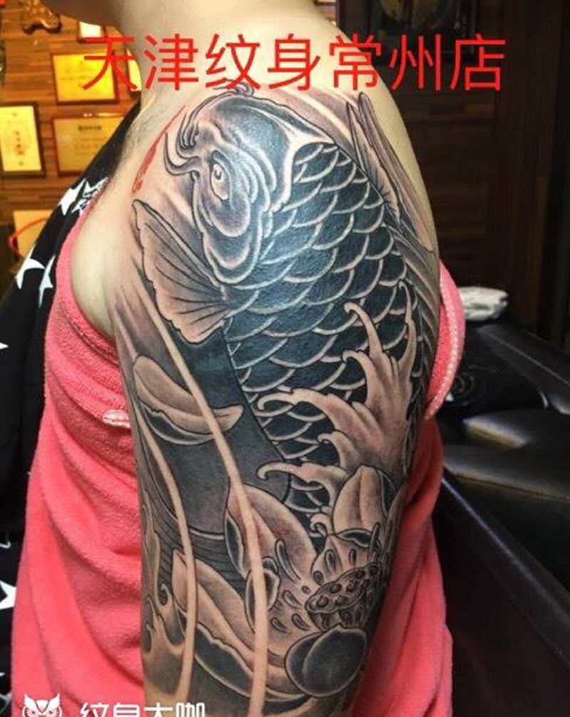 鱼纹身图片