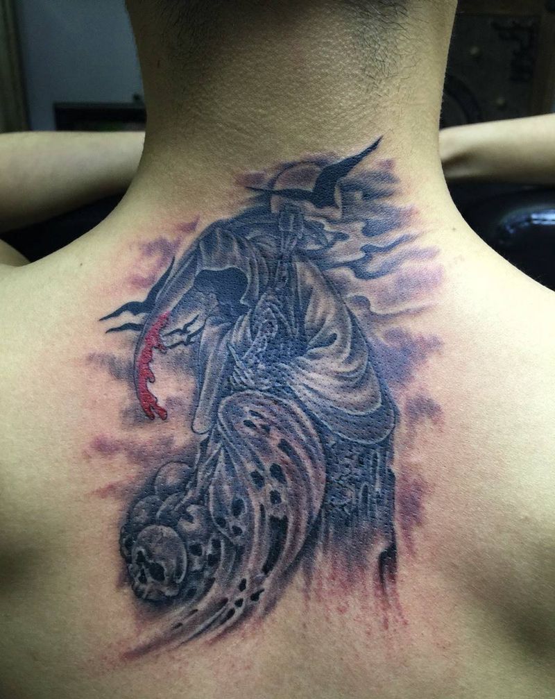 死神纹身图片
