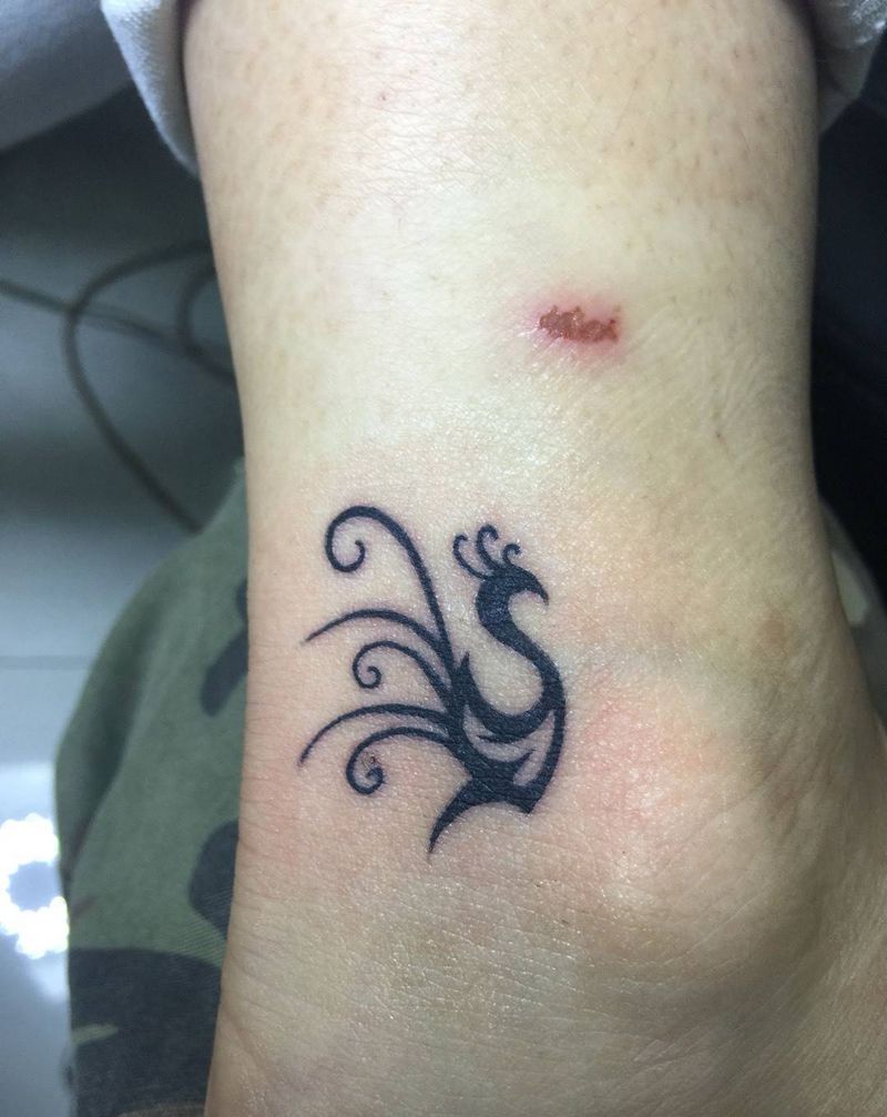 凤凰图腾纹身图片