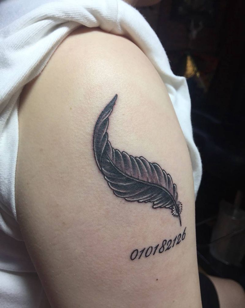 还是羽毛纹身图片