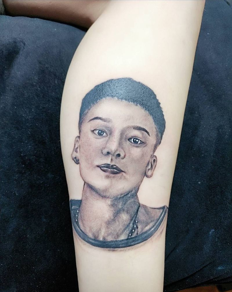 肖像纹身图片_老传统纹身图案