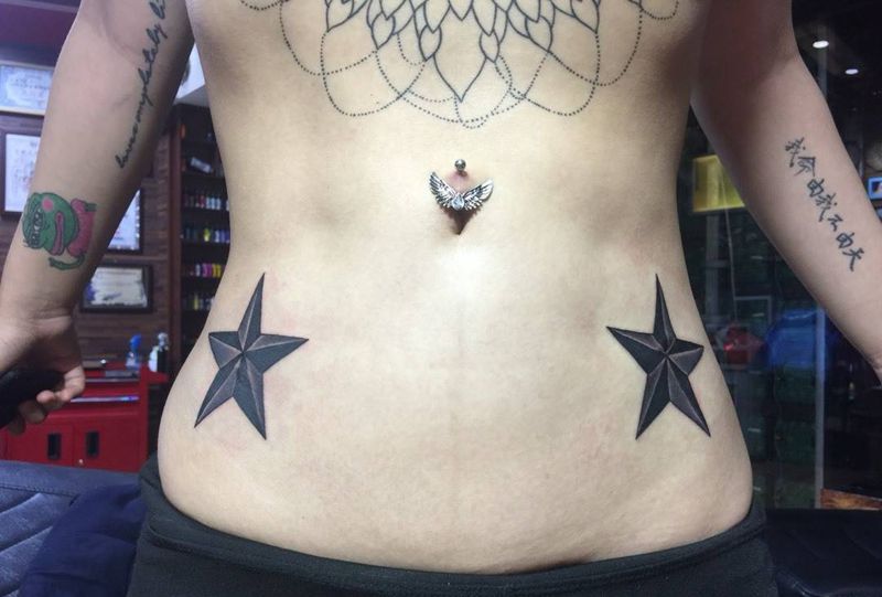星星纹身图片