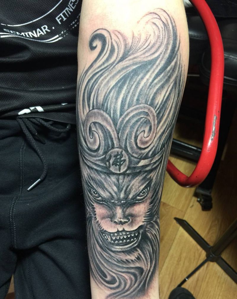 斗战胜佛纹身图片