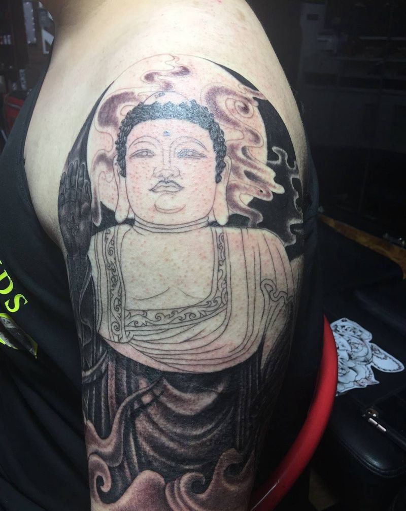 佛纹身图片