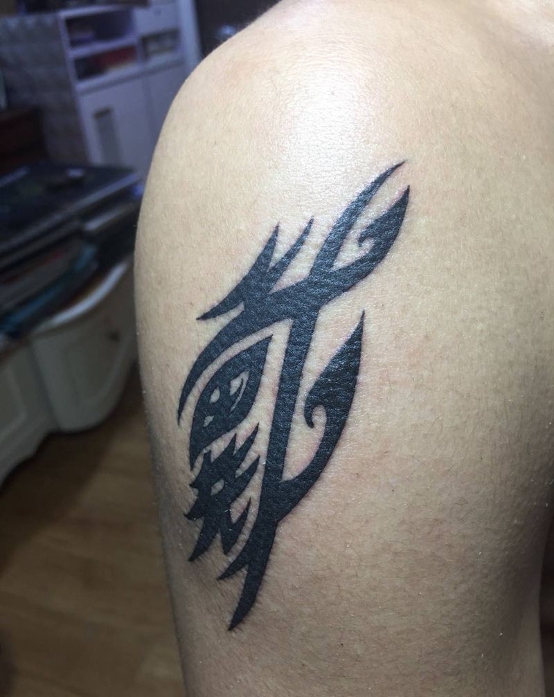 图腾字纹身图片