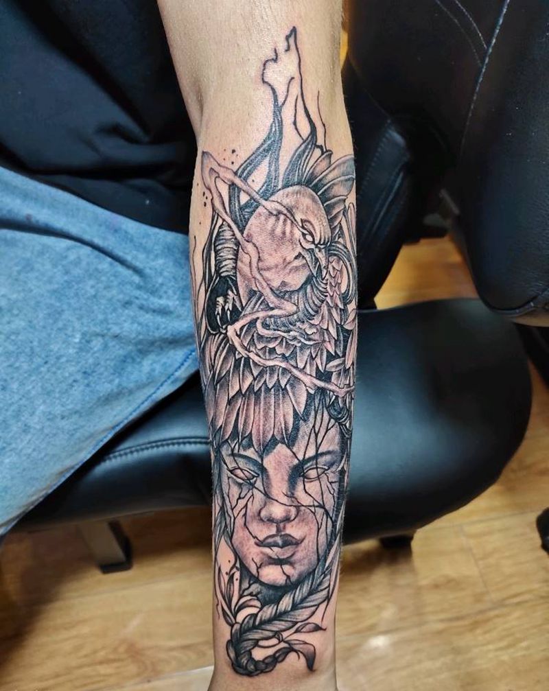 欧美纹身图片_手臂纹身图案