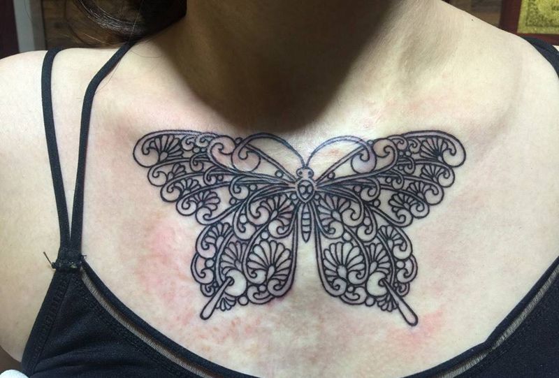 蝴蝶纹身图片