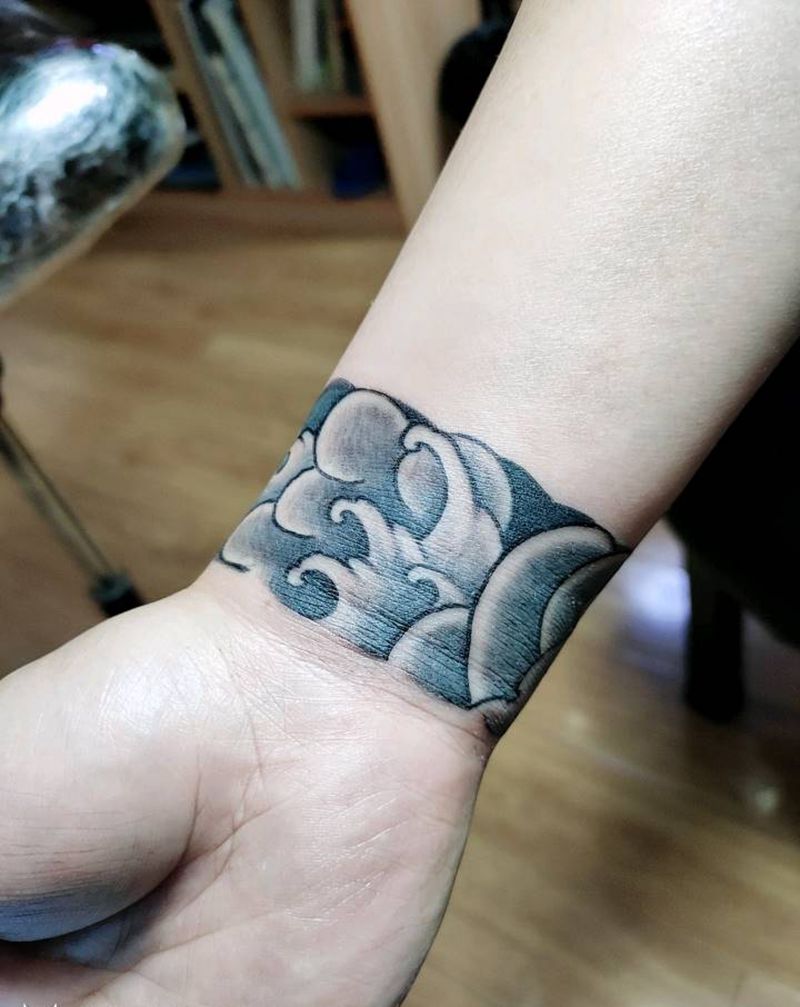 臂环纹身图片_手臂纹身图案