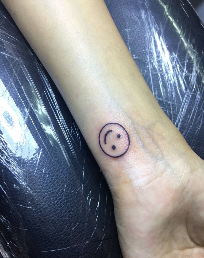 笑脸纹身图片