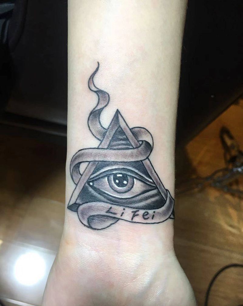 上帝之眼纹身图片