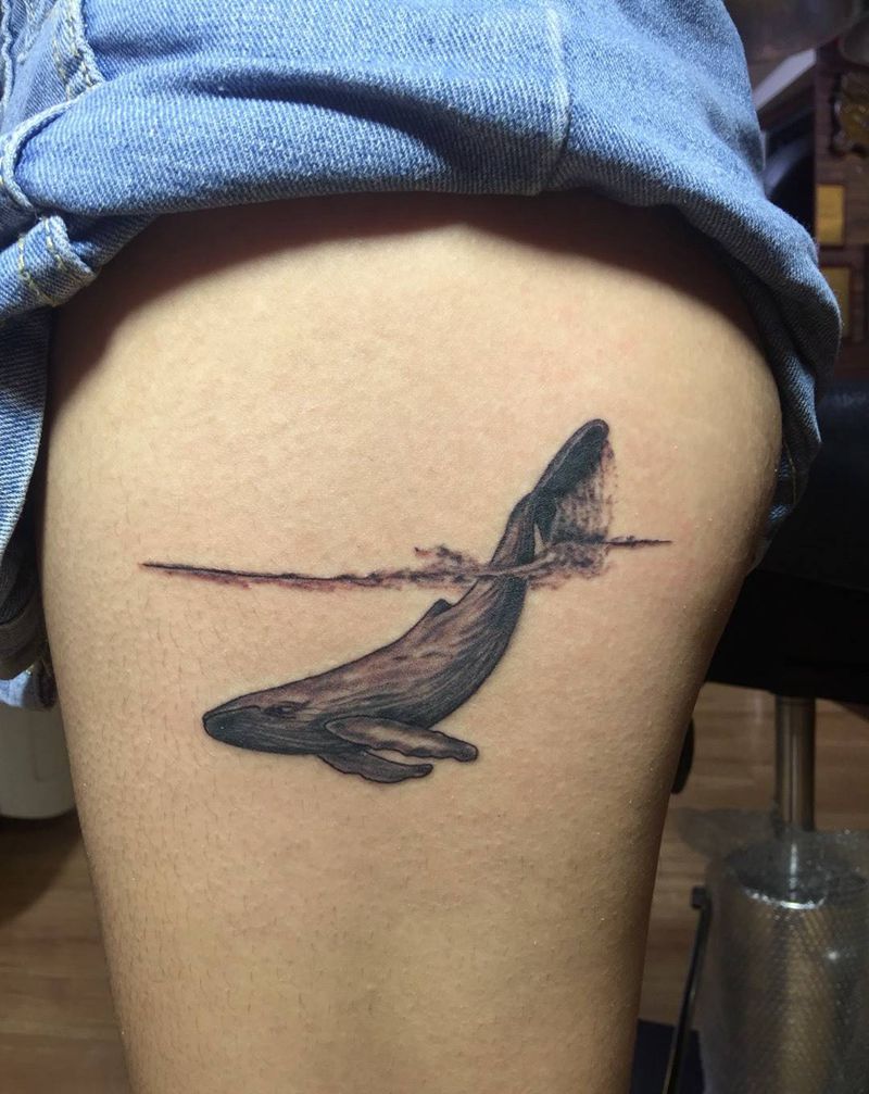 鲸鱼纹身图片