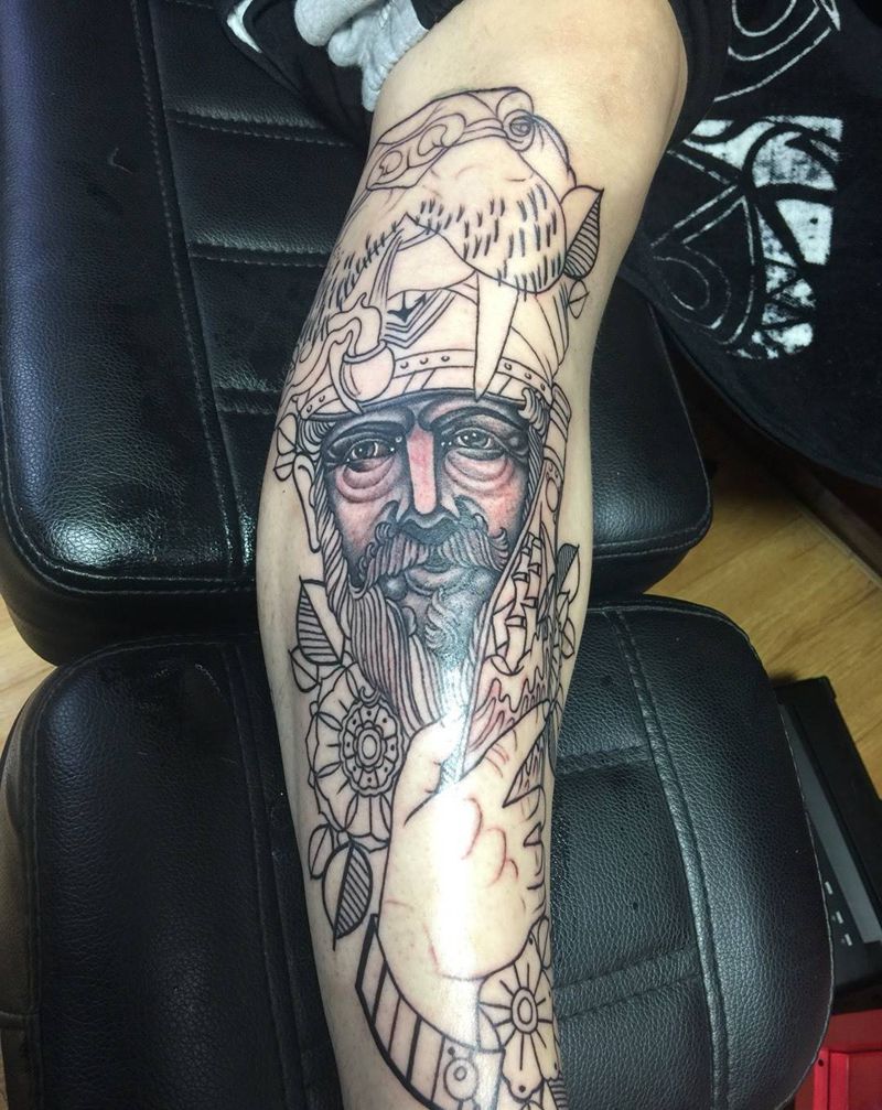 欧美风步骤纹身图片