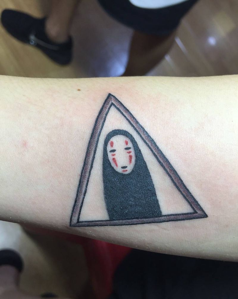 吴脸男纹身图片