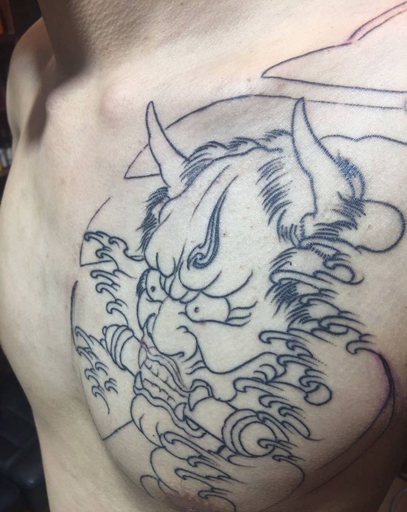 大花臂纹身图片