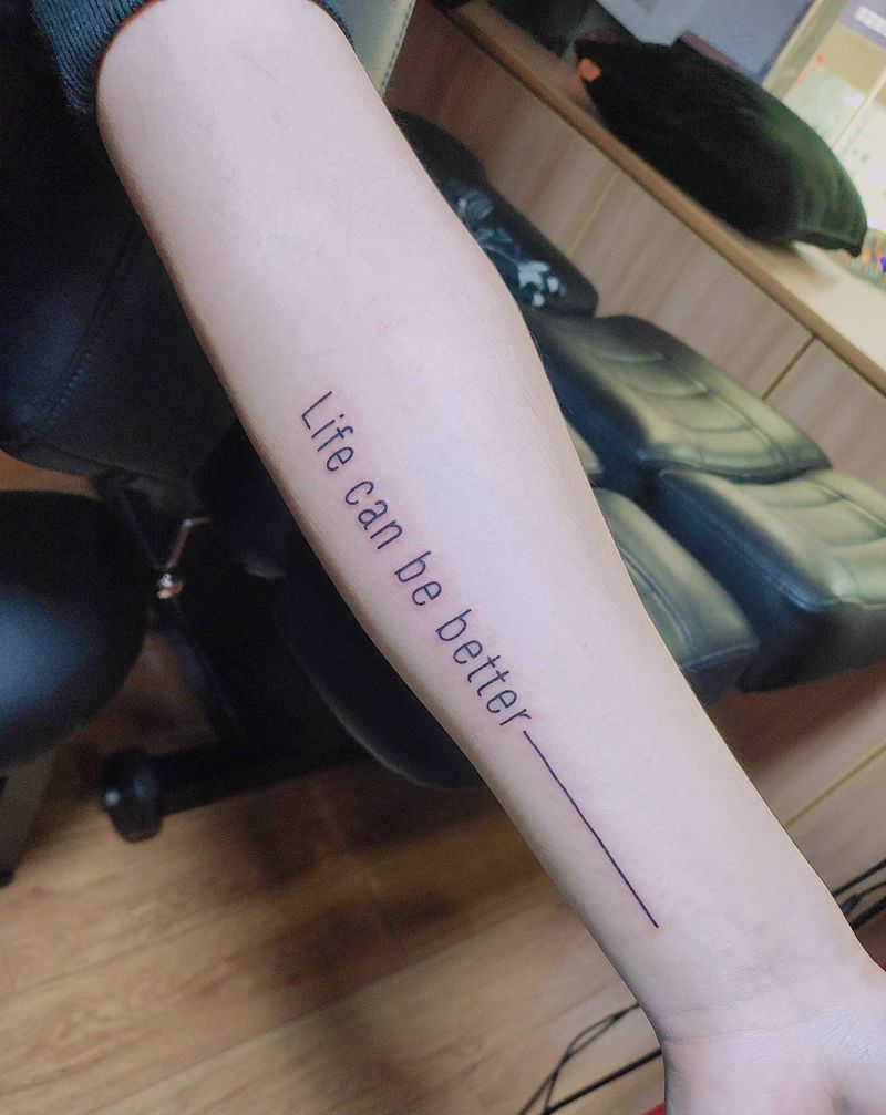 字母纹身图片_手臂纹身图案