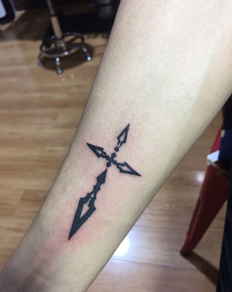 十字架纹身图片