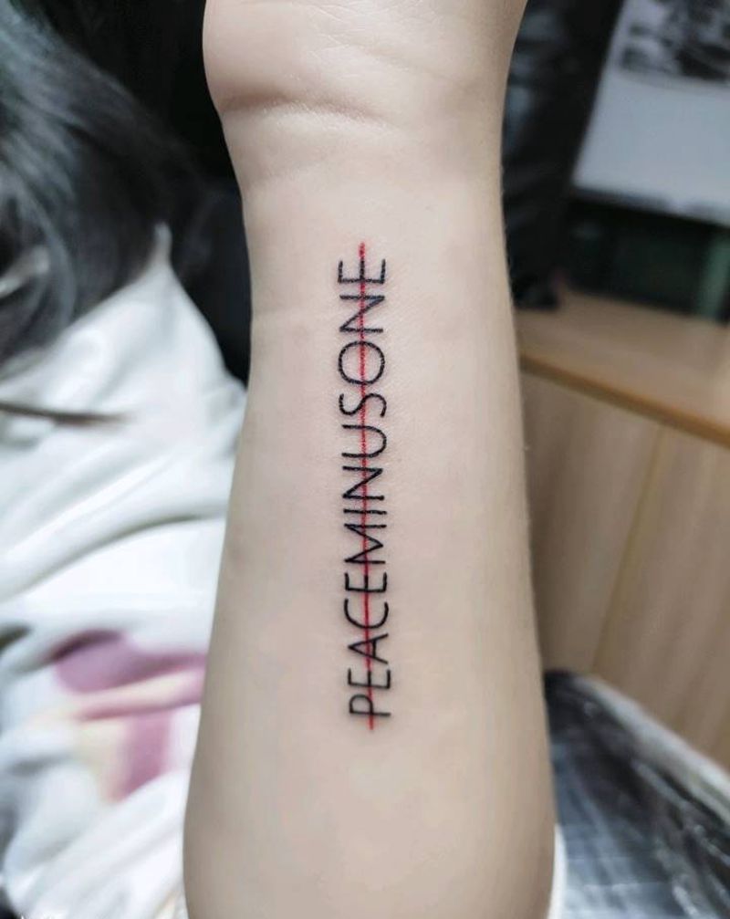 小清新纹身图片_手臂纹身图案