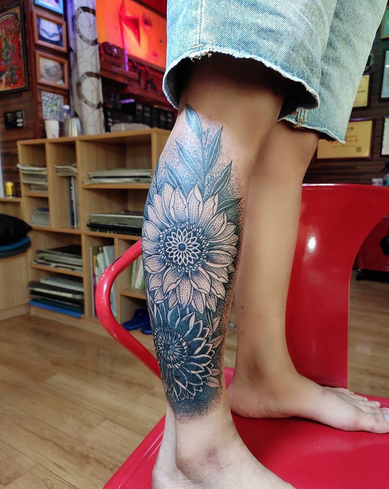 遮盖作品纹身图片_欧美写实纹身图案