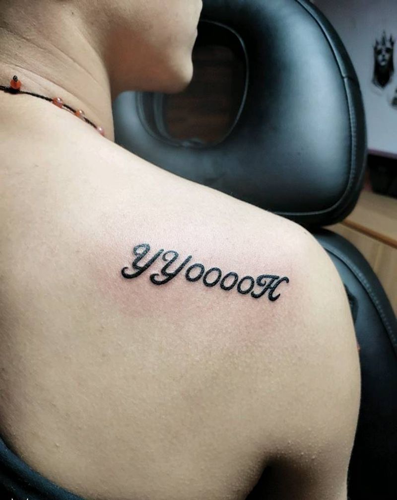 字纹身图片_手臂纹身图案