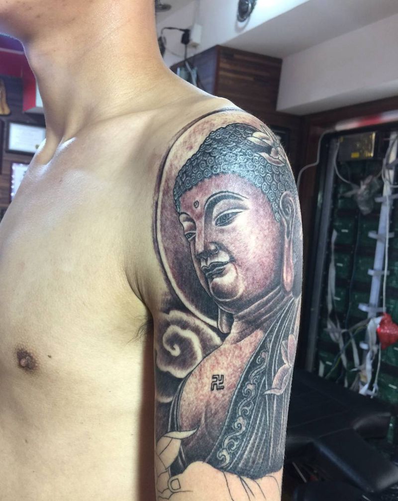 佛纹身图片