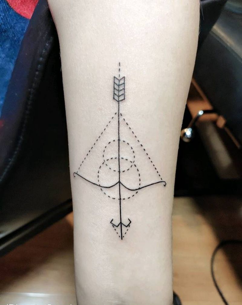 几何纹身图片_手臂纹身图案