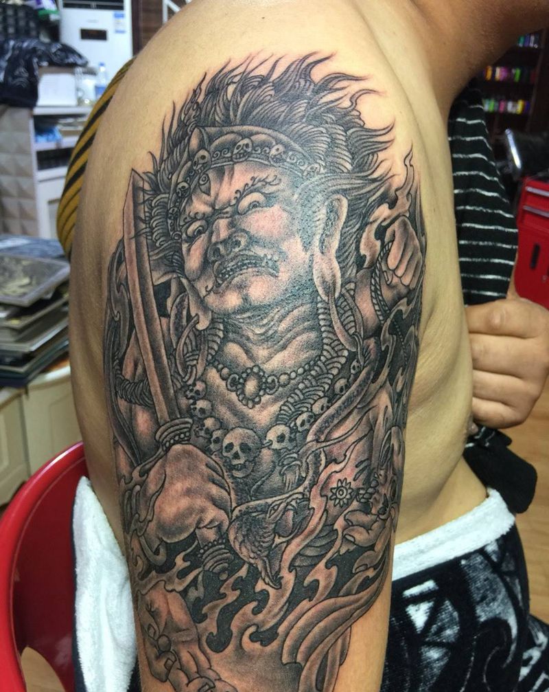 地藏王纹身图片