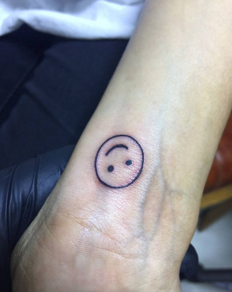 笑脸纹身图片