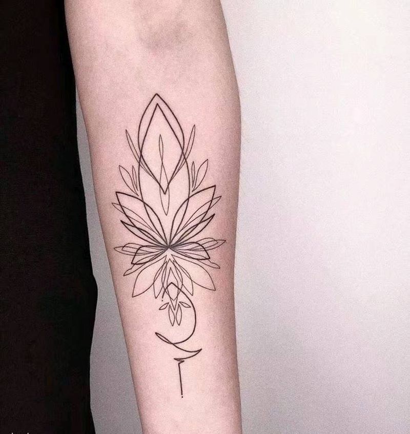 几何纹身图片_手臂纹身图案