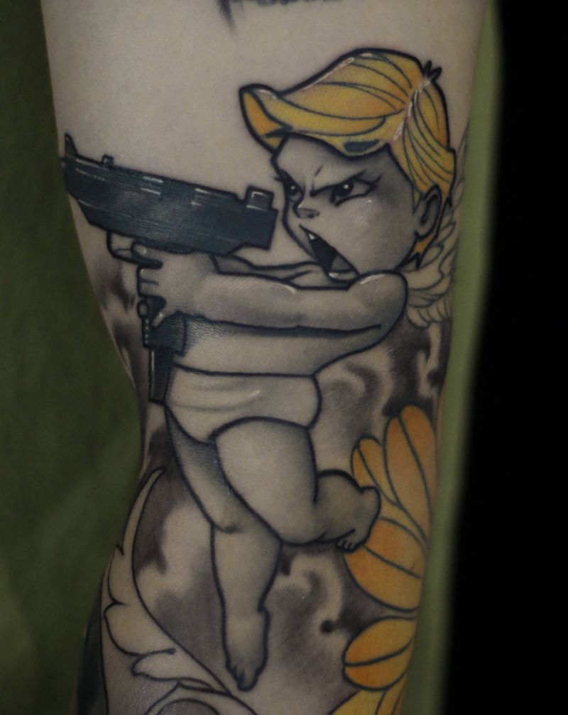 卡通纹身图片_手臂纹身图案