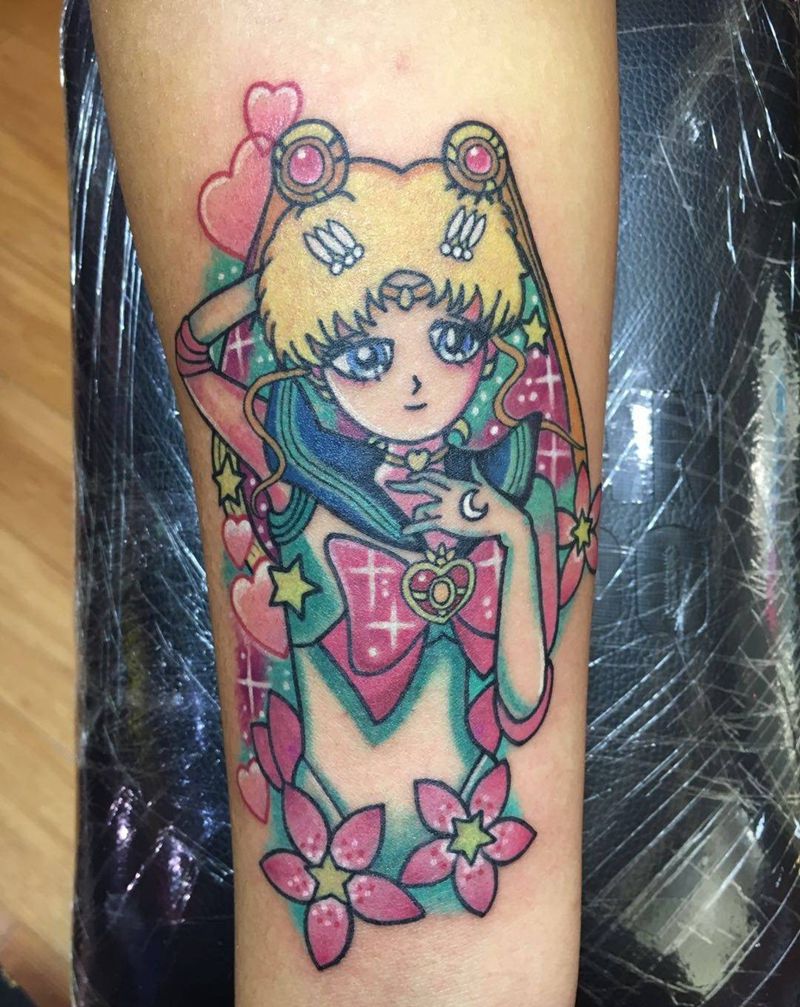 美少女纹身图片