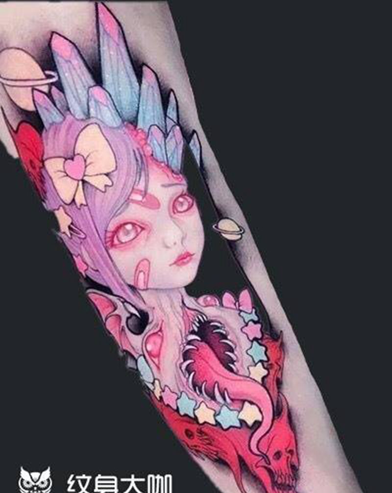 萝莉纹身图片