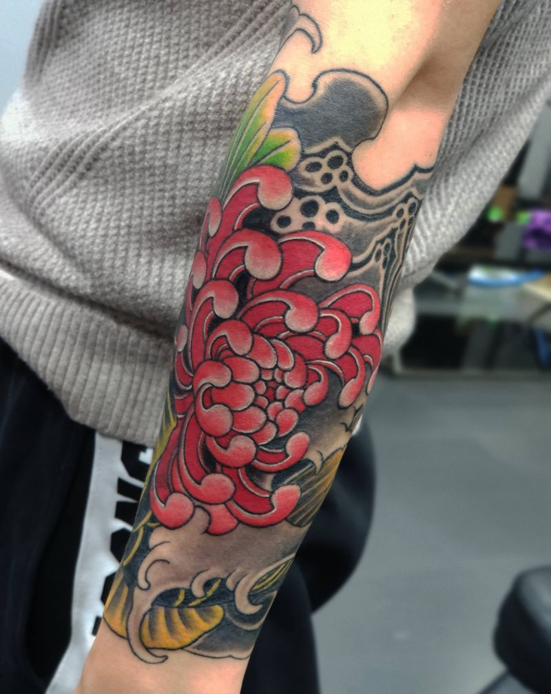 老传统纹身图片_手臂老传统纹身图案