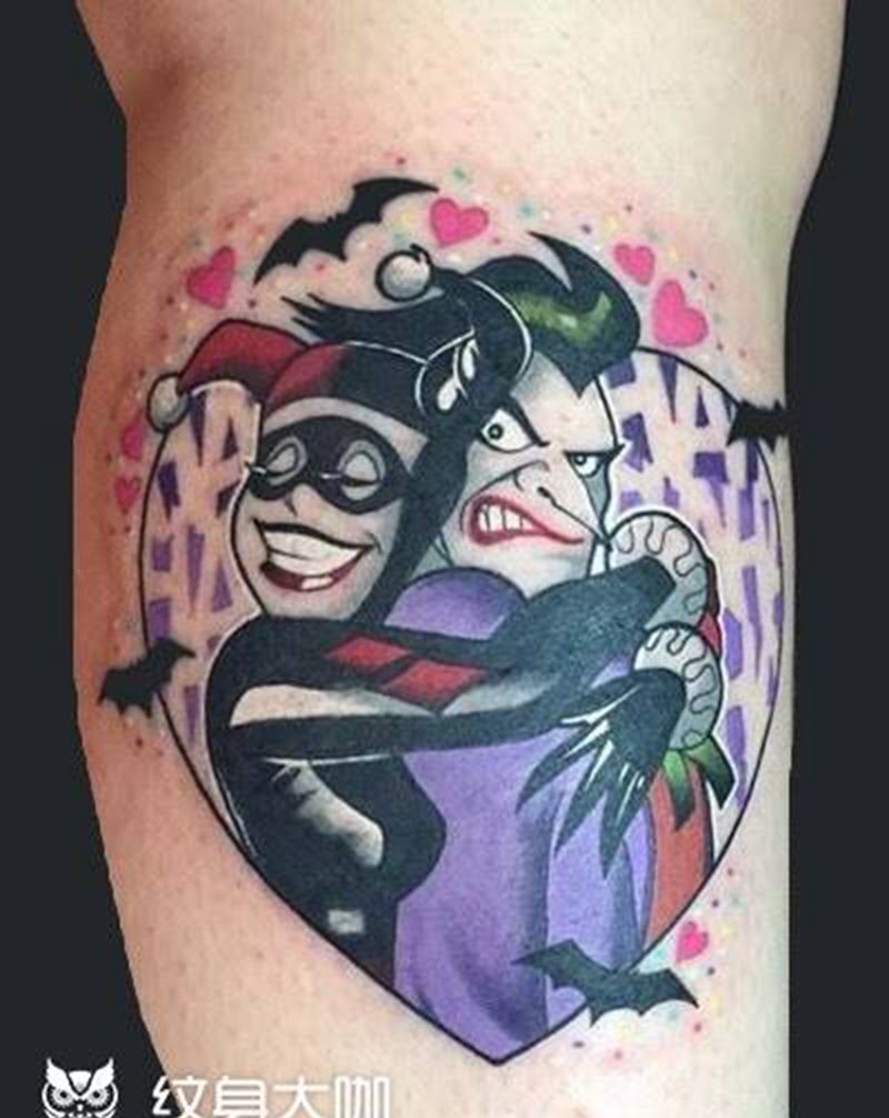 彩色欧美纹身图片