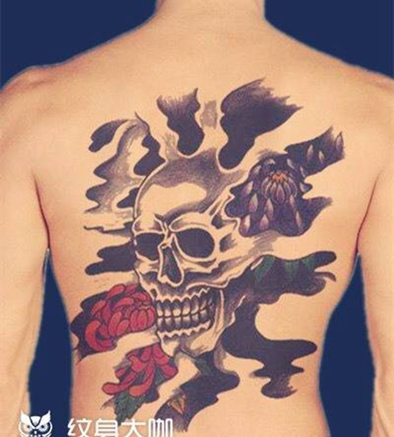 骷髅纹身图片