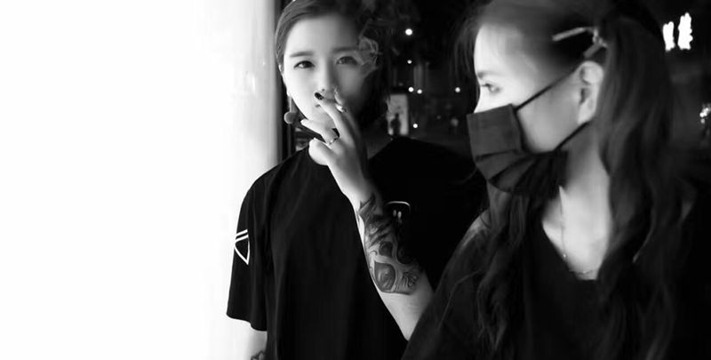 暗黑女神纹身图片_成品手稿手臂手部欧美写实人物原创纹身图案