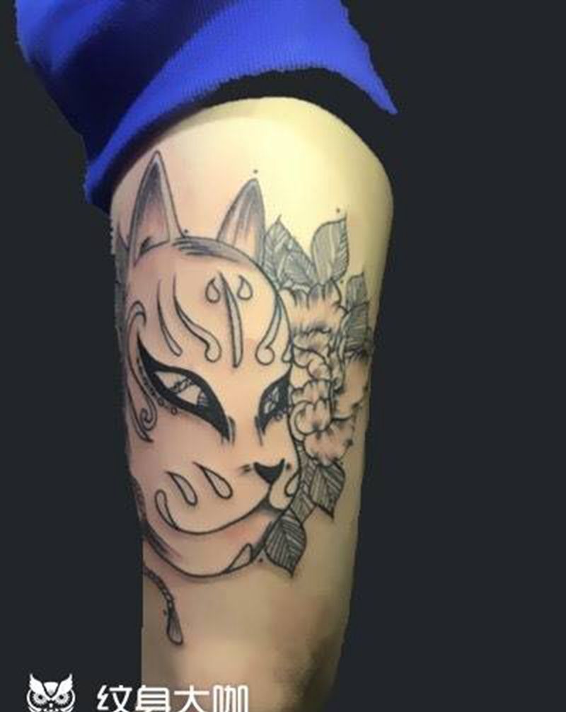猫纹身图片