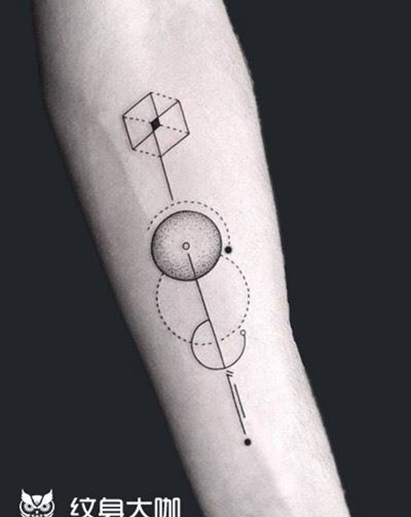 几何纹身图片