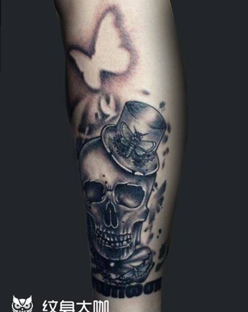 骷髅纹身图片