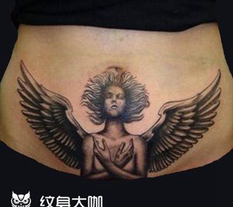 天使纹身图片