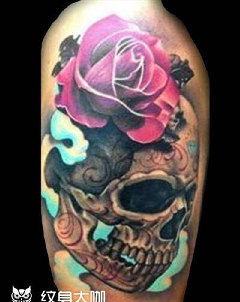 骷髅纹身图片