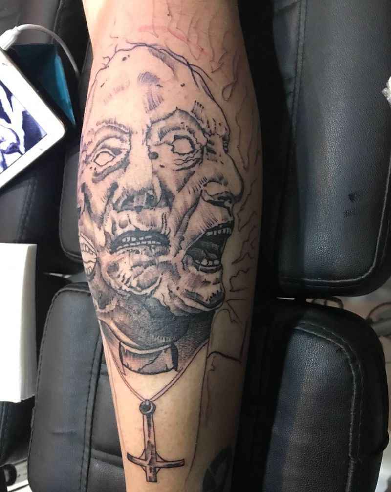 未完成纹身图片