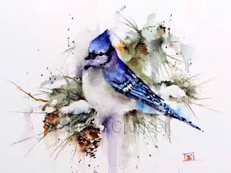 泼墨纹身图片_手稿泼墨原创纹身图案