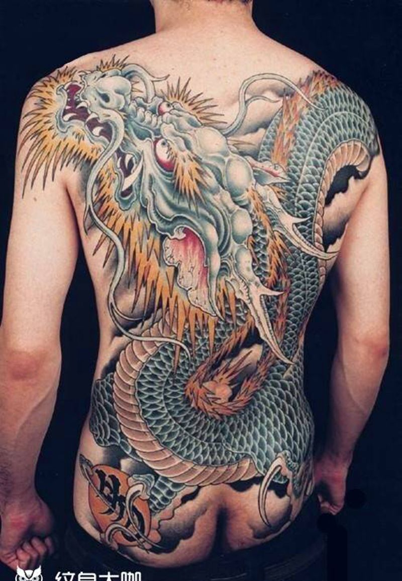 龙纹身图片