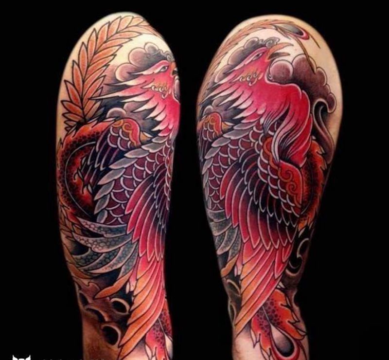 凤凰纹身图片