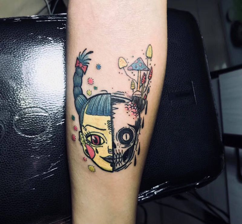 纹身师，小丞作品纹身图片