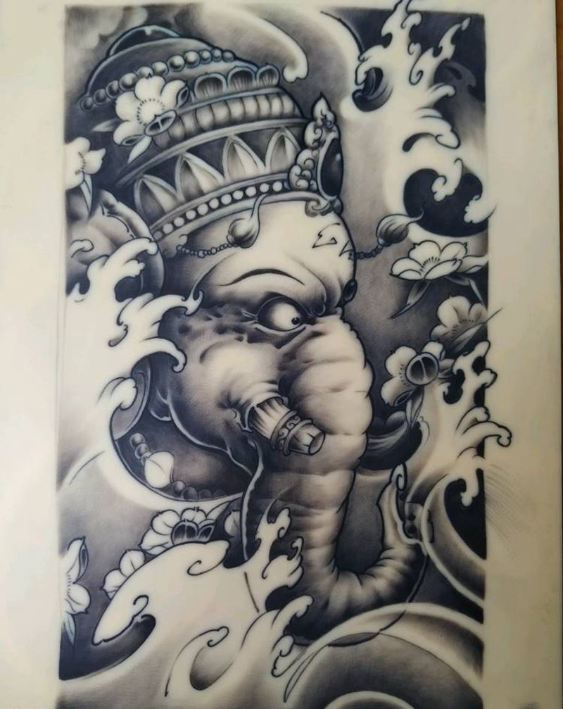 闲时画画纹身图片