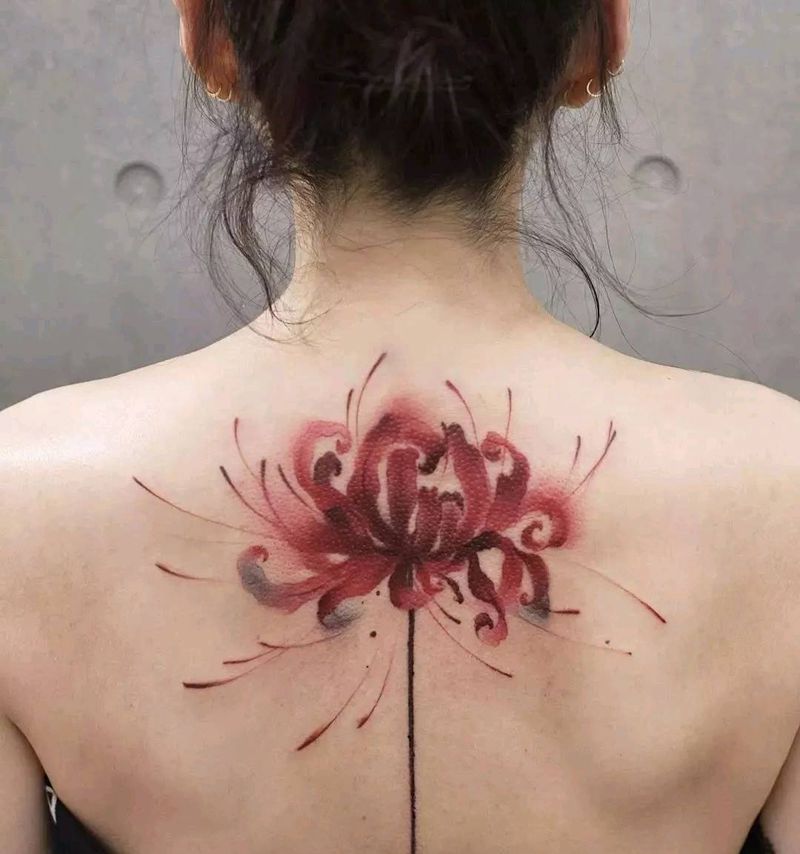 小花花送给你 喜欢约起来吧纹身图片