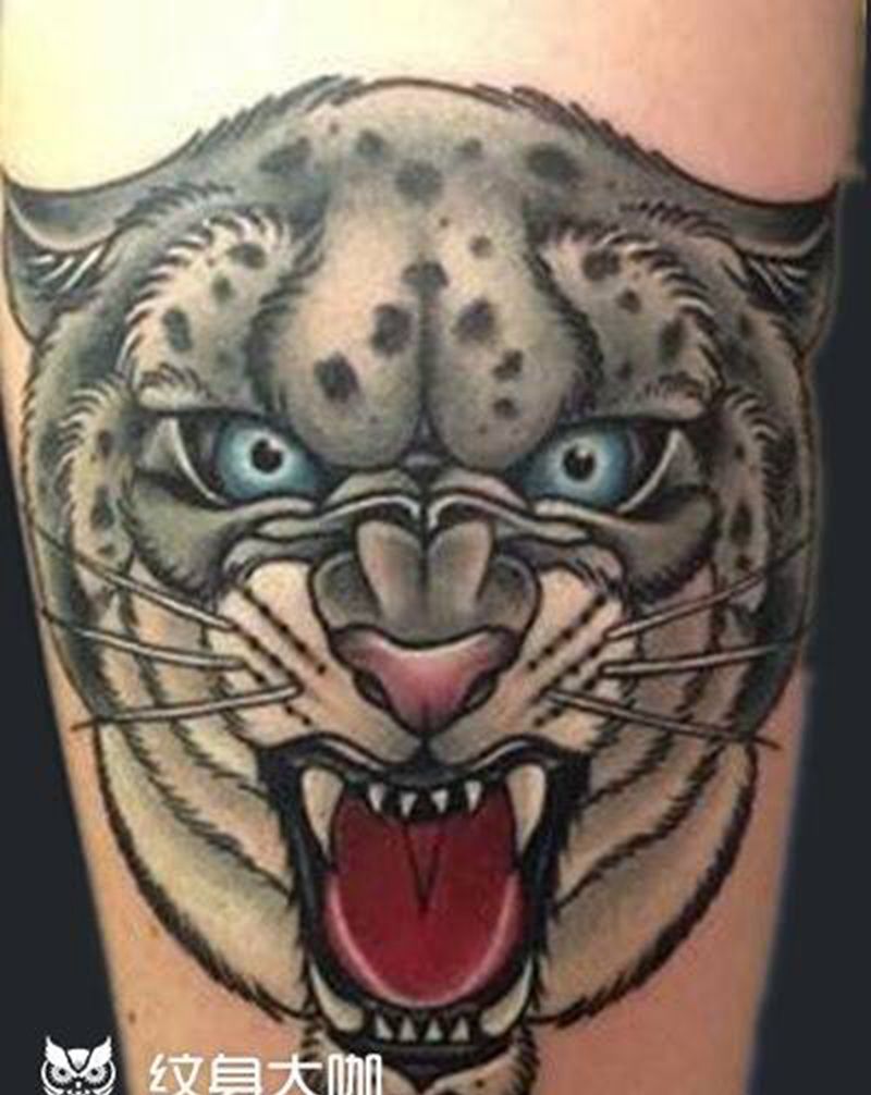 虎纹身图片