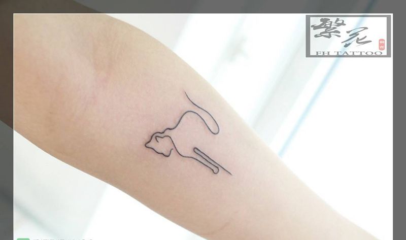 小作品一组纹身图片_手臂手部成品手稿字符人物动物贴纸纹身图案